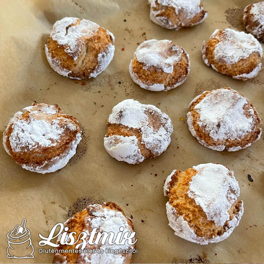 Gluténmentes amaretti keksz