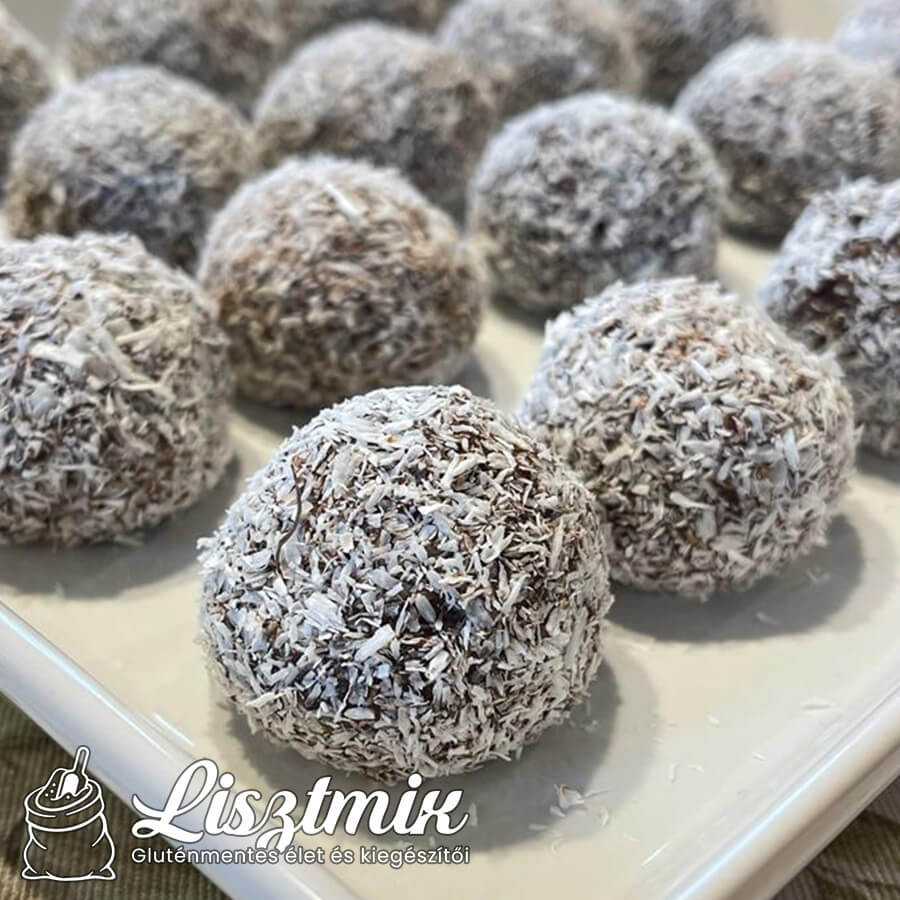 Kókuszgolyó piskótából - gluténmentes étrend