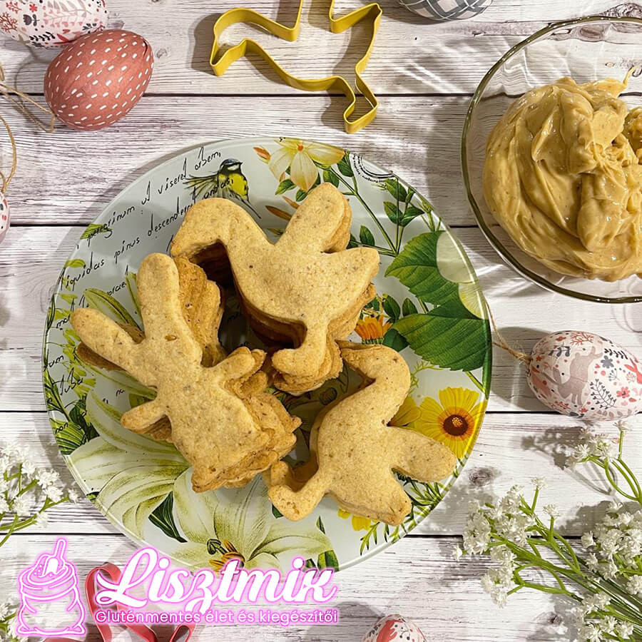 Kávékrémes húsvéti keksz - Gluténmentes recept
