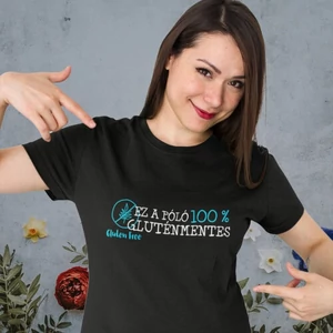 LisztMIX collection 100% gluténmentes fekete póló