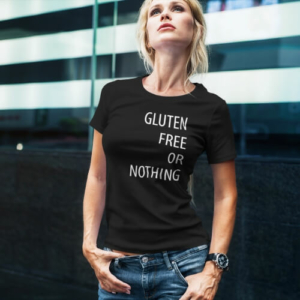 LisztMIX collection glutenfree or nothing fekete póló