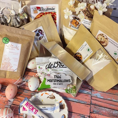 Gluténmentes húsvéti ajándékkosár tőlünk