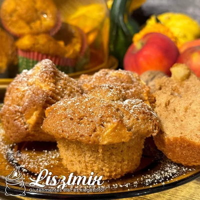 Fahéjas-almás muffin