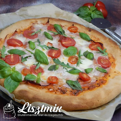 Átol Tibor gluténmentes séf által fejlesztett pizza