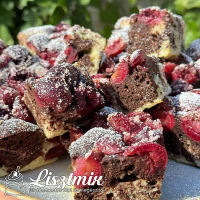 Cseresznyés kevert süti