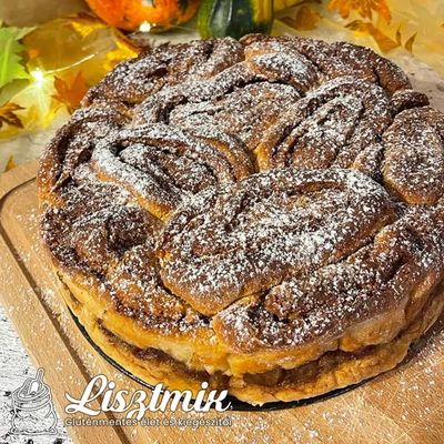 Gluténmentes fahéjascsigusz torta