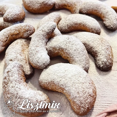 Gluténmentes fűszeres hókifli