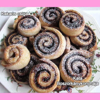 Gluténmentes kakaós csiga UNILISZT MIX használatával