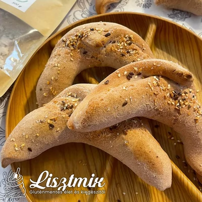 Gluténmentes, laktózmentes, vegán kifli