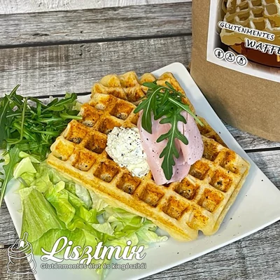 Gluténmentes sós gofri 