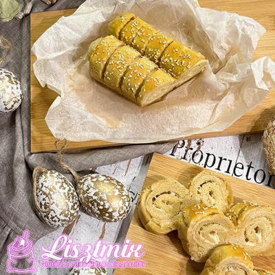 Gluténmentes húsvéti sajtoskalács