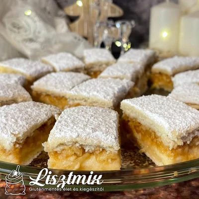 Vegán almás-krémes