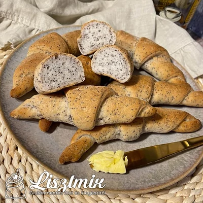 Mákos-tejfölös kifli 