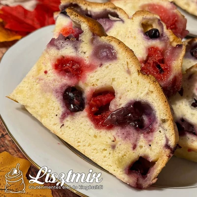 Piros gyümölcsös cipó