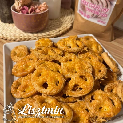 Sajtos perec sütőporral 