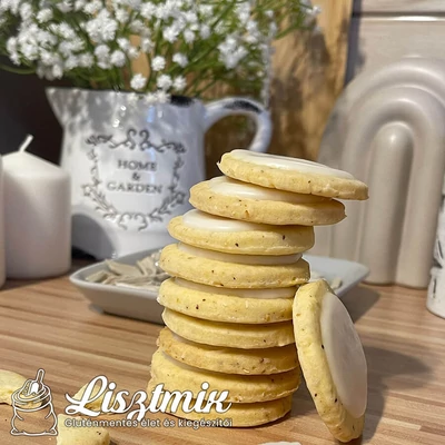 Gluténmentes, vegán szezámmagos-citromos tallér