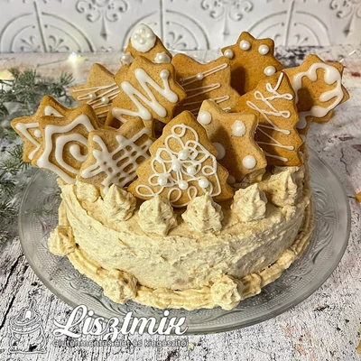 Vegán mézeskalács torta