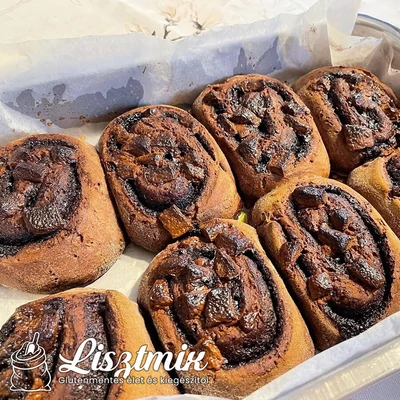 Vegán tripla kakaós csiga