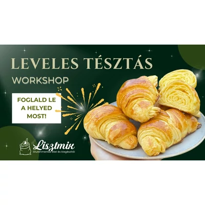 A leveles tészta titkai – LisztMIX workshop Budapesten