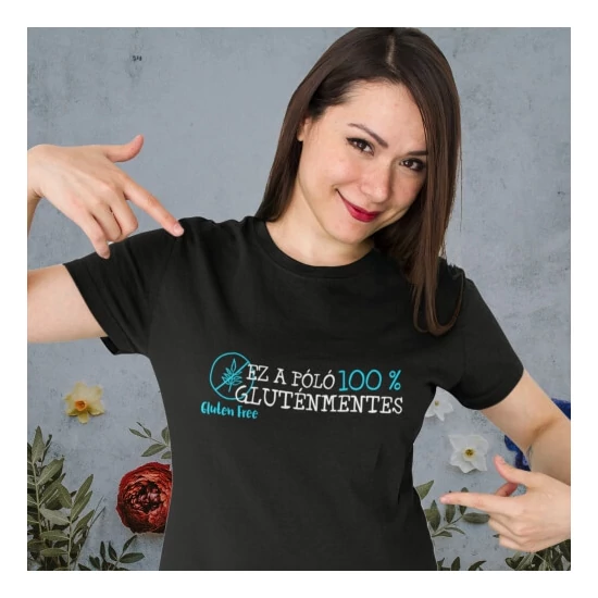 LisztMIX collection 100% gluténmentes fekete póló
