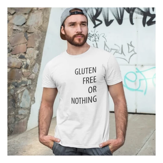 LisztMIX glutenfree or nothing  fehér póló