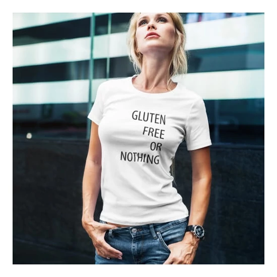 LisztMIX collection glutenfree or nothing fehér póló