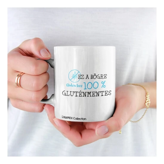 LisztMIX collection 100% gluténmentes feliratú bögre