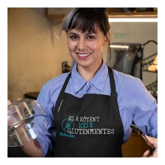 LisztMIX collection 100% gluténmentes feliratú kötény