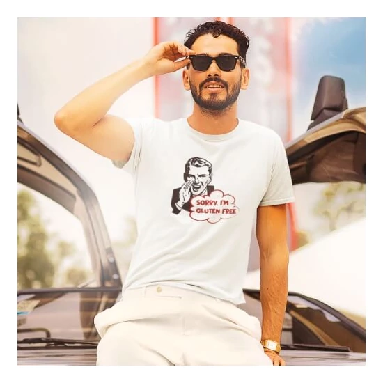 LisztMIX collection gluténmentes retro fehér póló