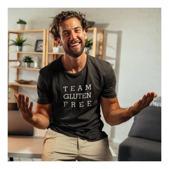 LisztMIX collection team gluten-free fekete póló