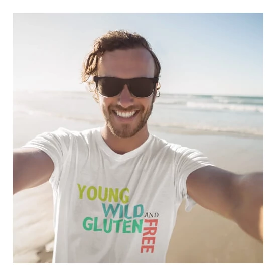 LisztMIX collection young wild and glutenfree fehér póló
