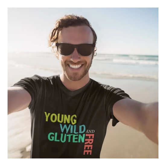 LisztMIX collection young wild and glutenfree fekete póló