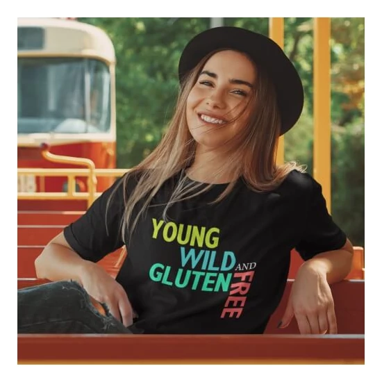 LisztMIX collection young wild and glutenfree fekete póló