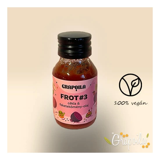 Frot #3 immunerősítő Shot - Céklával és feketeköménymag-olajjal kombinálva - Gluténmentes Shot